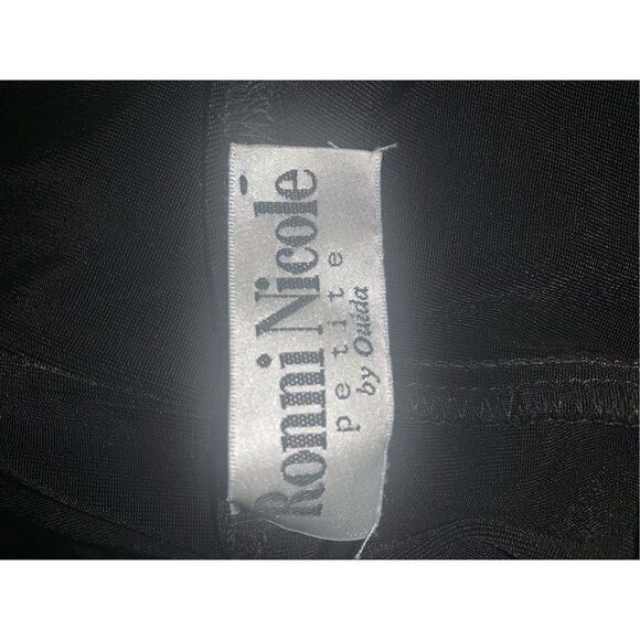 Vintage Two Piece Black Spandex Maxi Dress Abstract cropped Cardigan Sm/Med - Picture 13 of 13